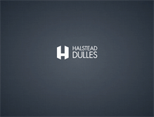 Tablet Screenshot of halsteaddulles.com